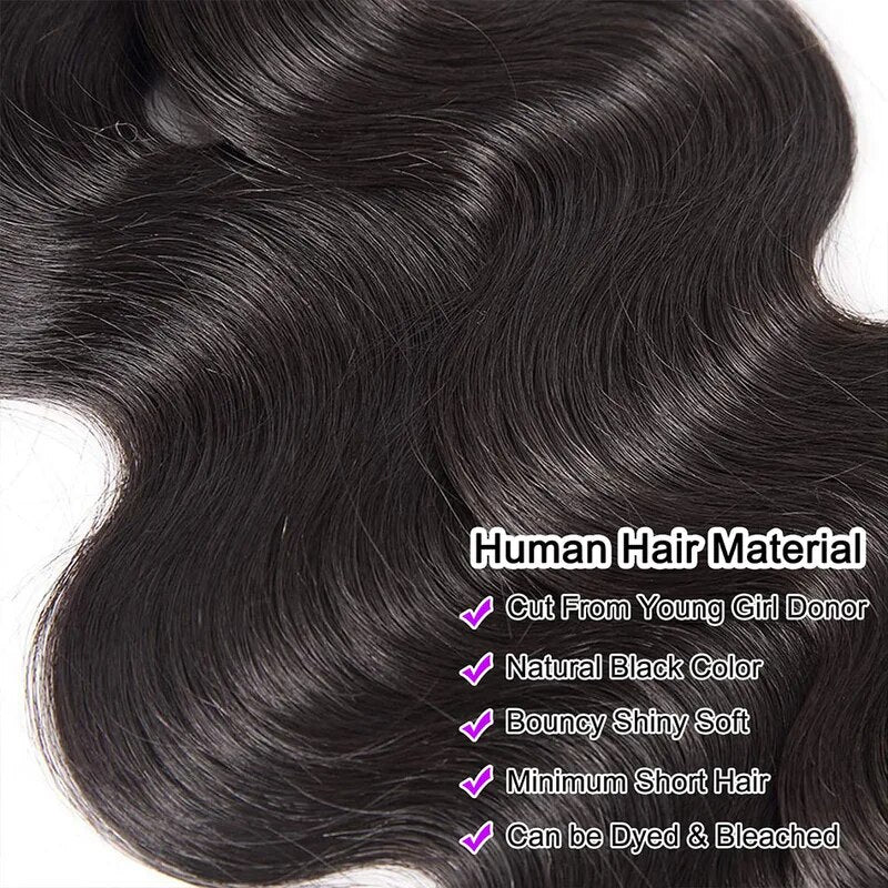 One More Body Wave Bundles Brazilian Body Wave 3 Bundles Human Hair Weave