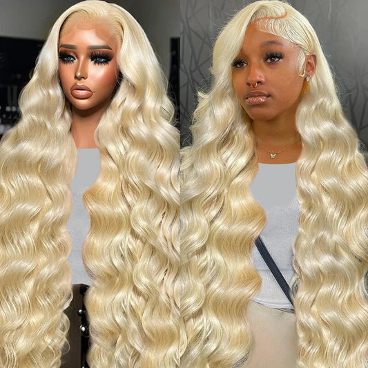Overnight Shipping 613 Wig Blonde Hair Body Wave Lace Front Wigs Human Hair Lace Wig