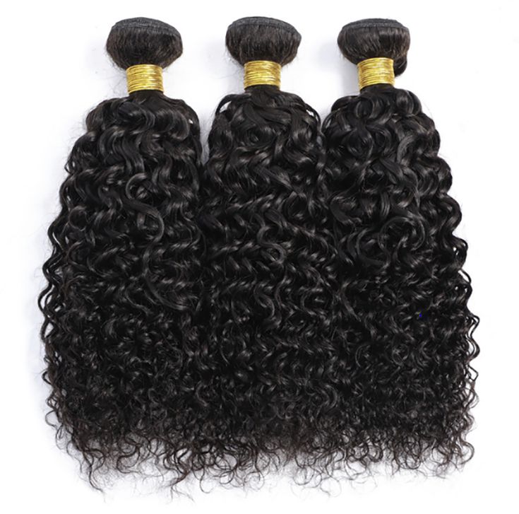 Curly Bundles with Frontal Kinky Curly 3 Bundles with 13x4 Lace Frontal Closure