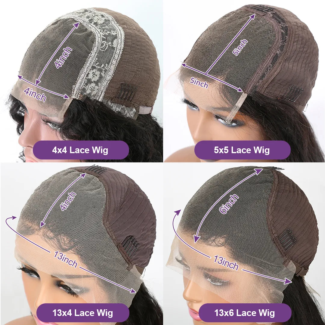 (Super Sale)OneMore Hair Loose Deep Wave 4x4 13x4 Lace Front Wig Undetectable Lace Pre Cut Ready to Go Wig