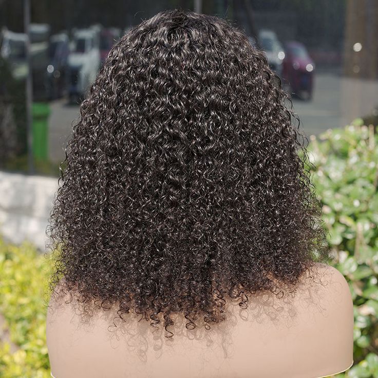 Curly Bob Wig Transparent Lace Front Glueless Human Hair Wigs Bob Wig 10 Inch Wig