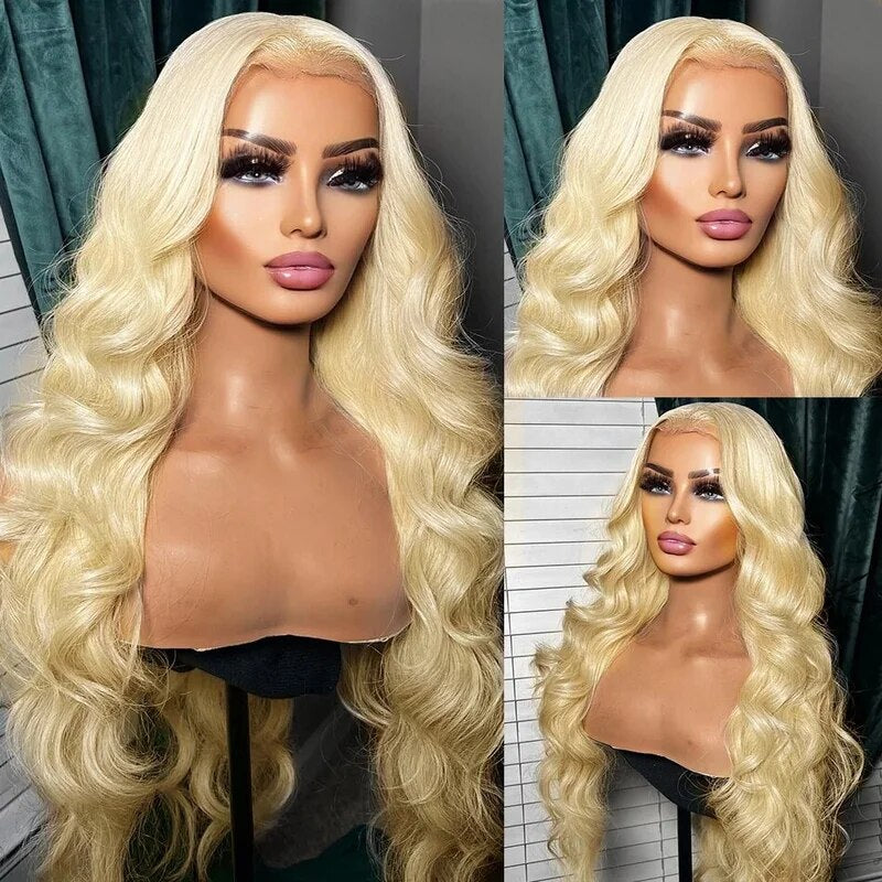 (50% Off Flash Sale)180% Density 613 Blonde 13x4 Lace Front Wig HD Transparent Lace