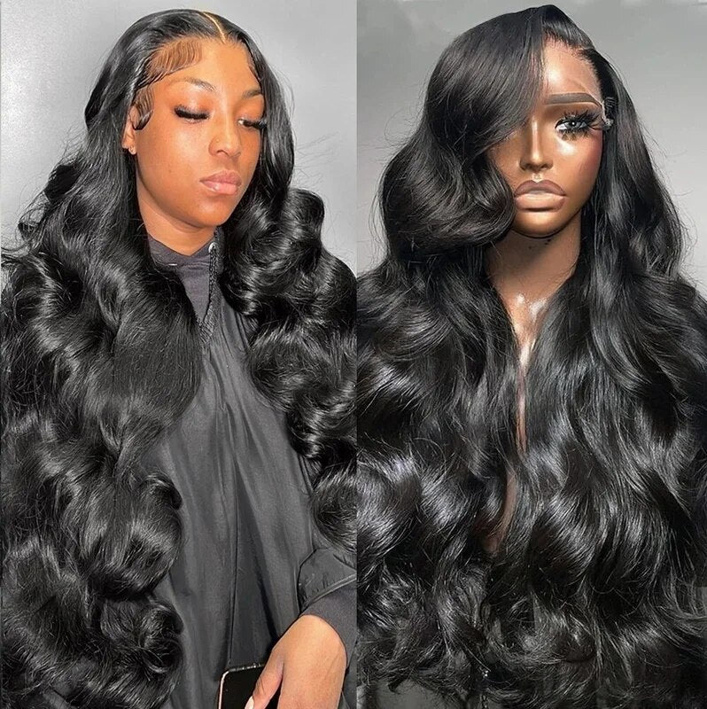 Glueless Body Wave Lace Front Wig 13x4 HD Transparent Lace Human Hair Wigs Pre Plucked Ready To Wear Wig