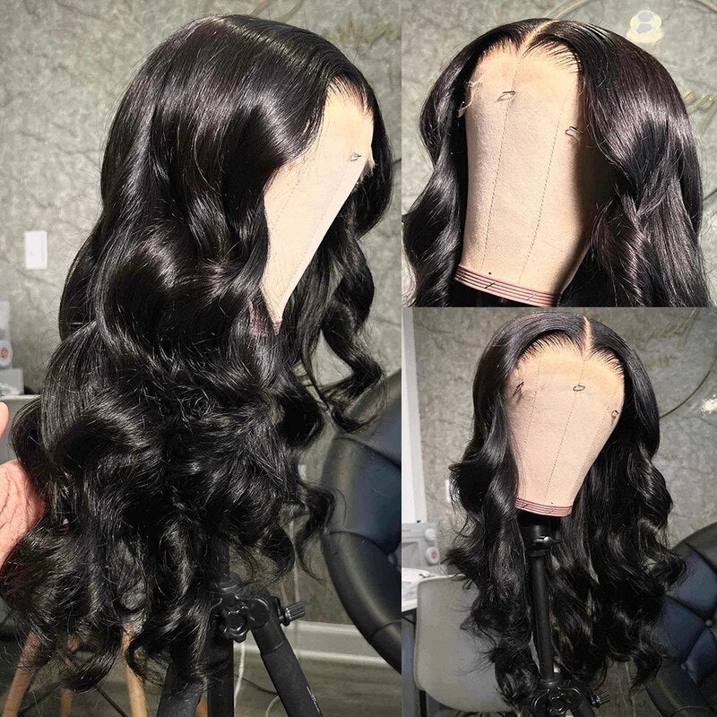 (Prom Sale 50% Off)5x5 Lace Closure Wigs Human Hair Body Wave Wig for Women Pre Plucked Ready to Wear Wig
