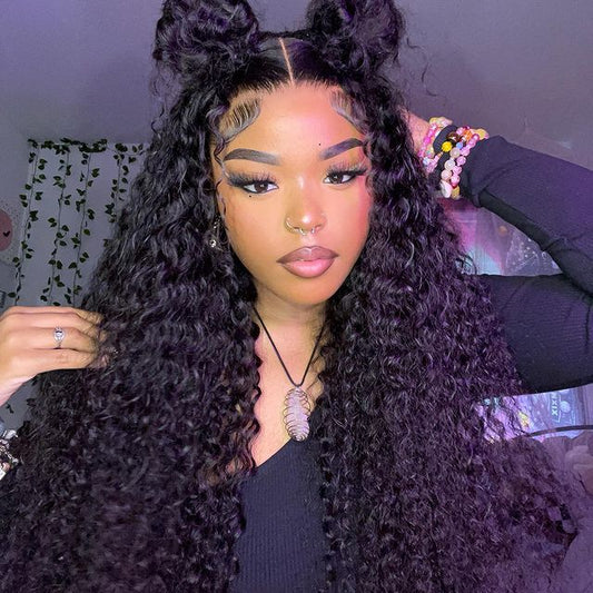 Brazilian Hair Human Hair Bundles Deep Wave 3 Bundles One More Hair