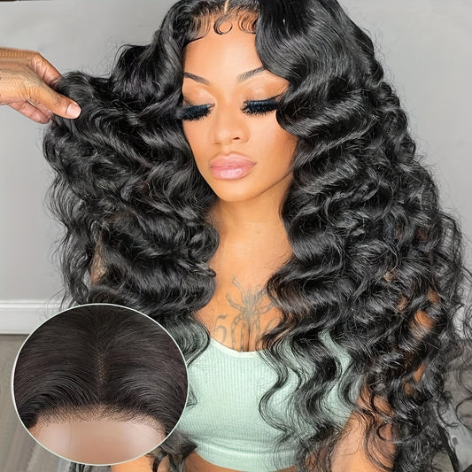 (Super Sale)OneMore Hair Loose Deep Wave 4x4 13x4 Lace Front Wig Undetectable Lace Pre Cut Ready to Go Wig