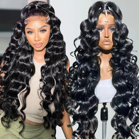 HD Transparent 360 Lace Front Body Wave Wigs Cheap Human Hair Full Lace Frontal Wigs