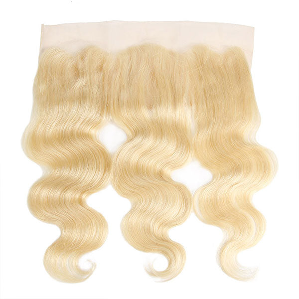 613 Blonde 13x4 Lace Frontal Human Hair Ear to Ear Full Lace Frontal 1 Piece