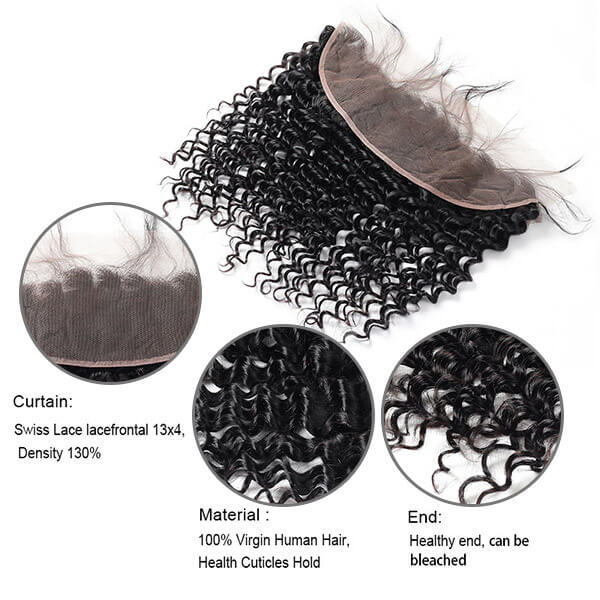 13x4 Lace Frontal Human Hair Ear to Ear Full Lace Frontal 1 Piece