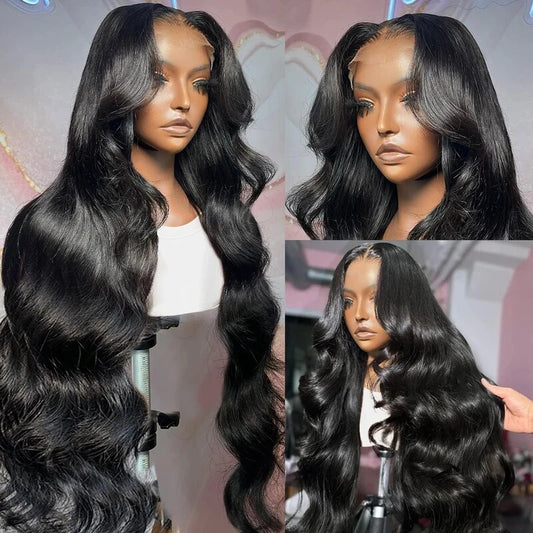 Body Wave Wig 5x5 HD Lace Closure Wigs Small Head Friendly Bleached Knots Deep Part Lace Wig