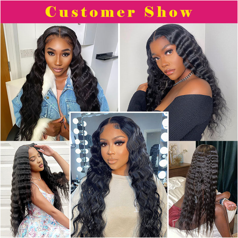 Loose Deep Wave HD Lace Wig Real Human Hair
