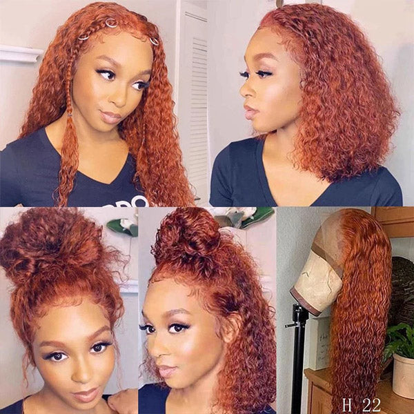 Human Hair Ginger Wig 