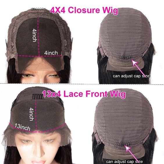 Body Wave Lace Front Wig Swiss Lace Human Hair Wigs Pre Plucked 4x4 Lace Closure Wig 180% density