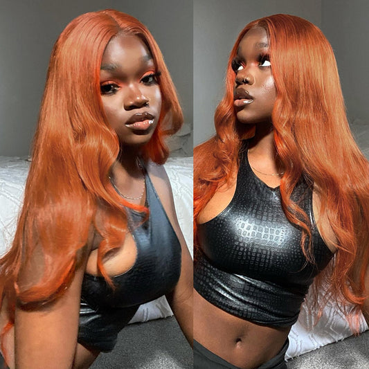 Ginger Color Body Wave Wig