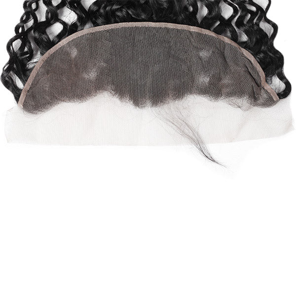 peruvian water wave hair 3 bundles with 13*4 lace frontal