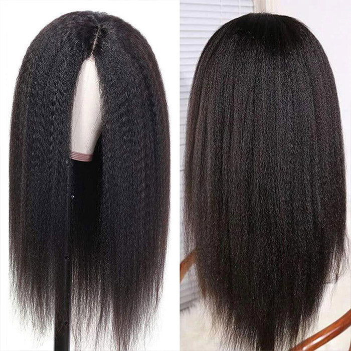 13x6 Lace Frontal Wig Kinky Straight