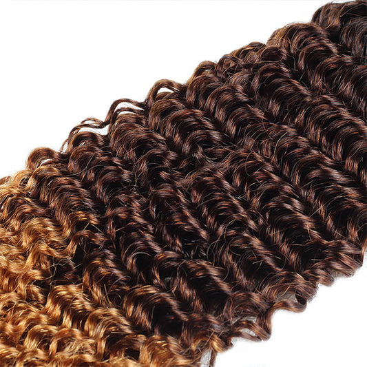 Colored Curly Bundles With Closure