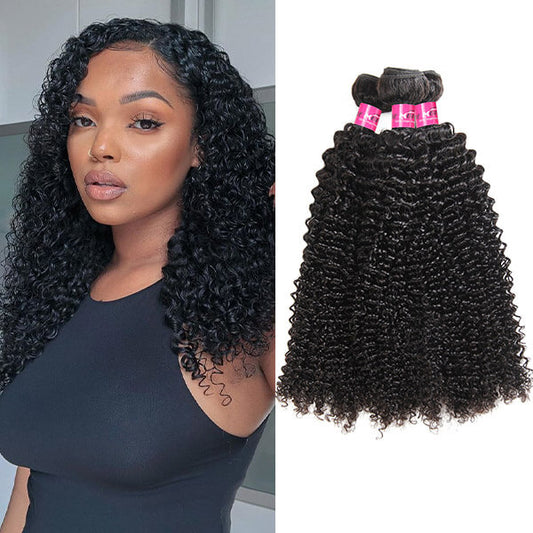 Brazilian Curly Hair 3 Bundles 100% Remy Human Hair Weave