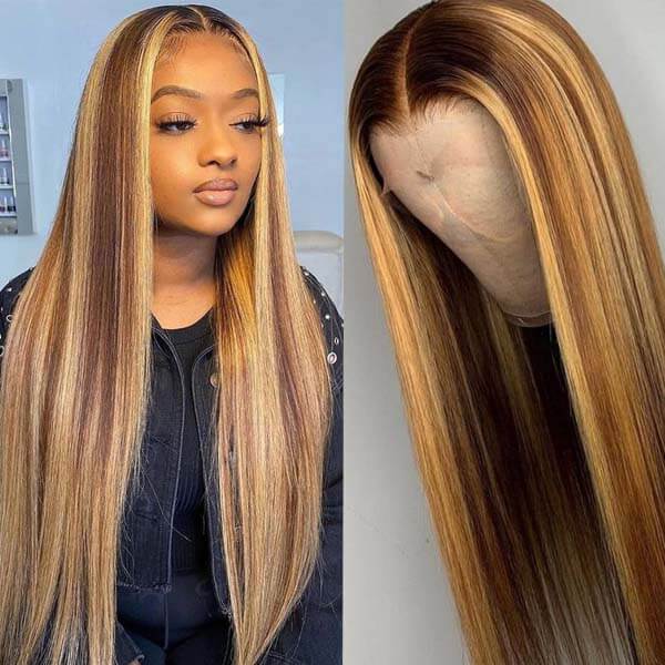 straight hair lace closure wig