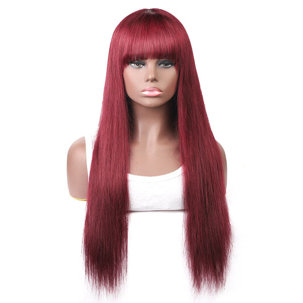 Straight Hair Machine Made