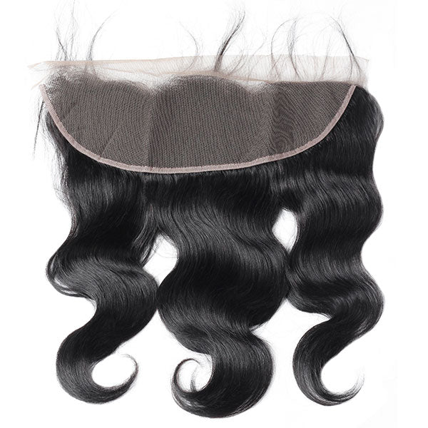 Body Wave Hair 3 Bundles with 13x4 Lace Frontal Indian Hair Bundles with Closure