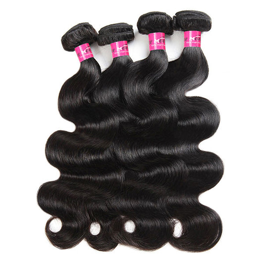 100% Virgin Peruvian Hair Body Wave 4 Bundles Human Hair Weave