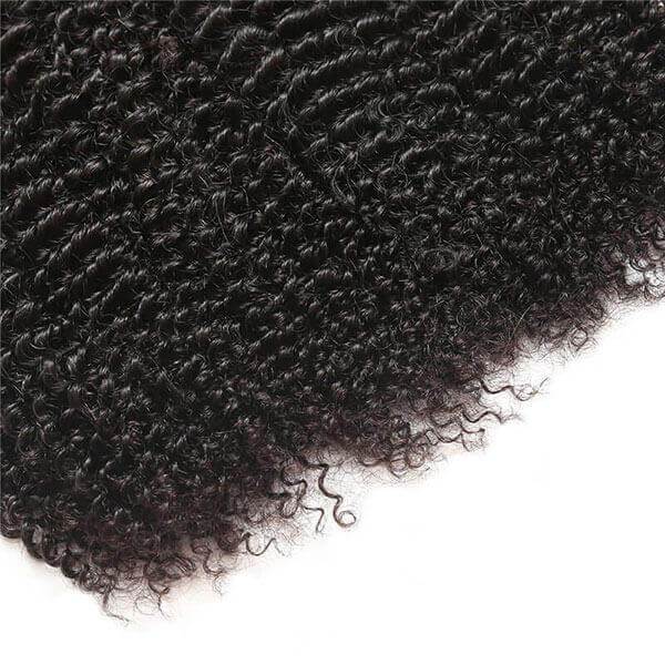Brazilian Curly Hair Weave 4 Bundles with 4*4 Lace Closure - OneMoreHair