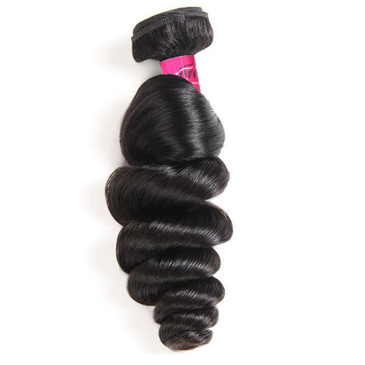 Loose Wave Hair 1 Bundle Unprocessed 10A Grade Virgin Human Hair Weave