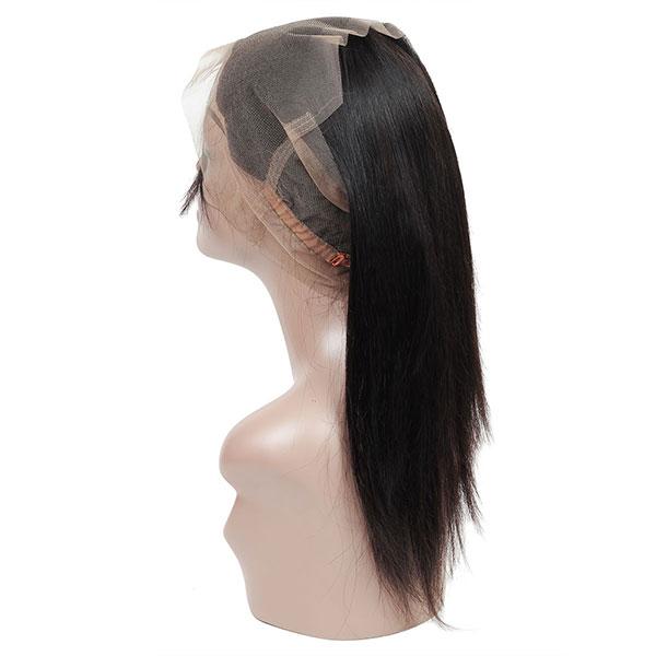 Brazilian Straight Hair 360 Lace Frontal with 2 Bundles - OneMoreHair