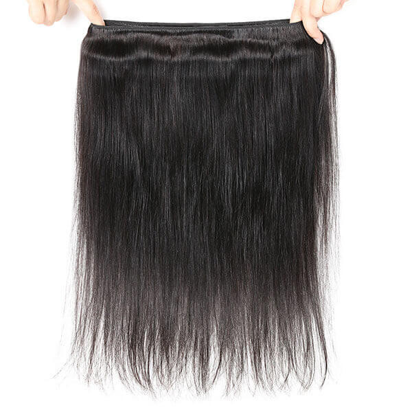 peruvian straight hair 3 bundles with closure