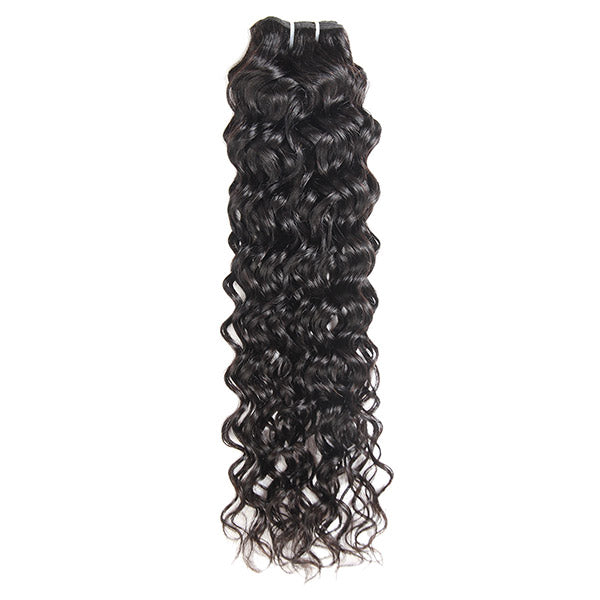 Water Wave Bundles Peruvian Hair Weave Bundles Human Hair Bundles Natural Jet Black 8-28 Inch Remy Hair Extensions