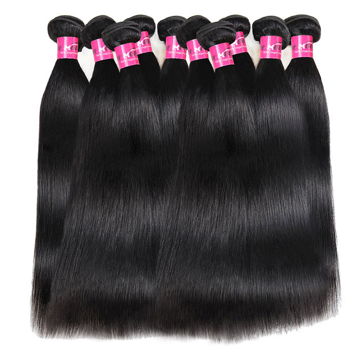 Straight Bundles Virgin Hair Weaves 100% Unprocessed Silky Straight Hair Wholesale Price