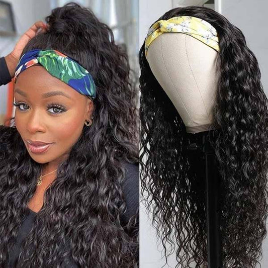 Water Wave Headband Wig