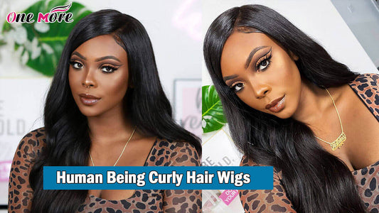 Human Being Curly Hair Wigs