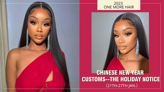 Chinese New Year Customs  --The Holiday Notice