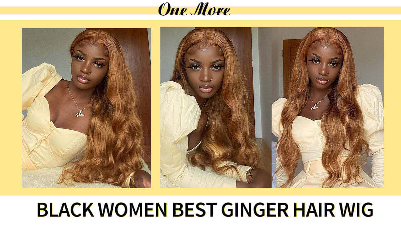 BLACK WOMEN BEST GINGER HAIR WIG