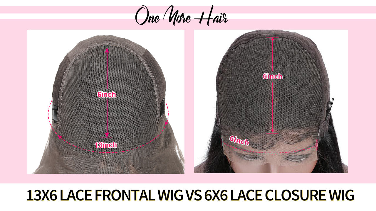 13x6 Lace Frontal Wig VS 6x6 Lace Closure Wig