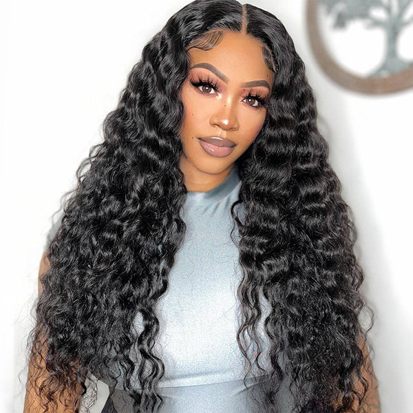 Bleached Knots Glueless 13x4 Lace Front Wig Loose Deep Wave Wear and Go Wigs for Women