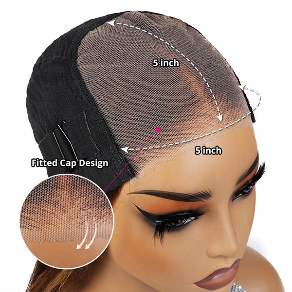 Body Wave Wig 5x5 HD Lace Closure Wigs Small Head Friendly Bleached Knots Deep Part Lace Wig