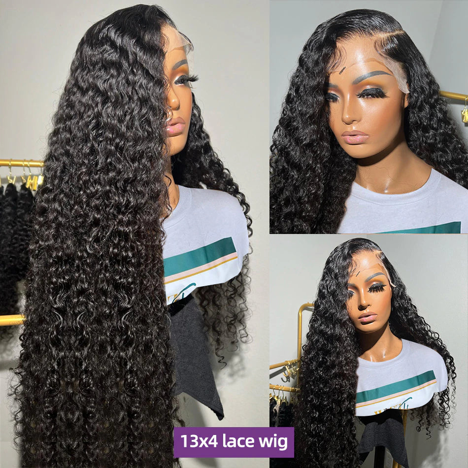 (Super Sale)OneMore Hair 38 40 Inch 13x4 Lace Front Wig Pre Cut Lace Wig Pre Bleached Knots