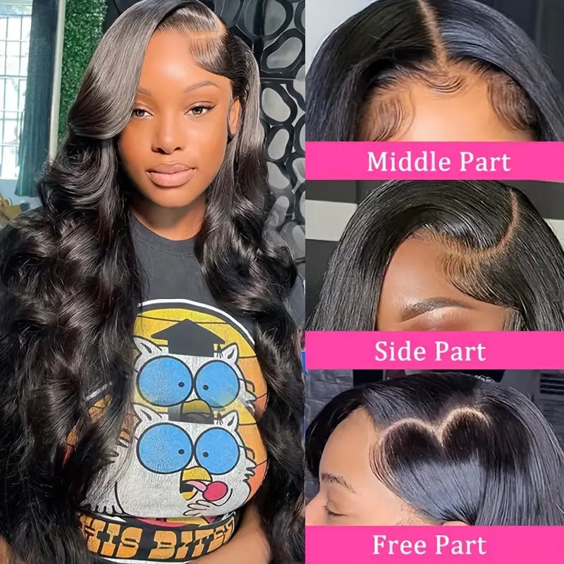 HD Lace Body Wave 13X6 Lace Front Wig Pre Cut Lace Wig Quick & Easy Install Put On and Go Glueless Wigs
