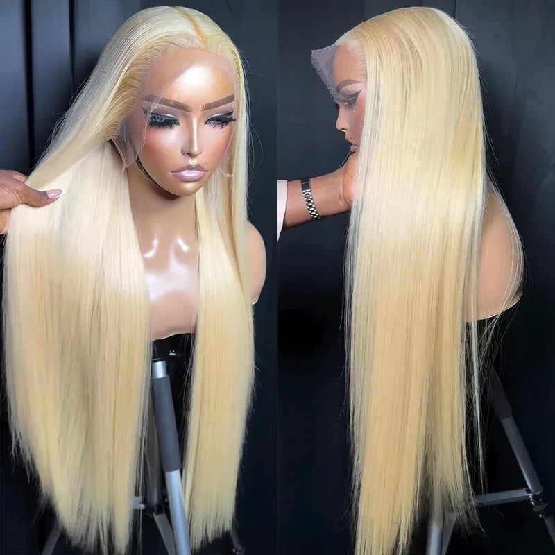 (50% Off Flash Sale)180% Density 613 Blonde 13x4 Lace Front Wig HD Transparent Lace