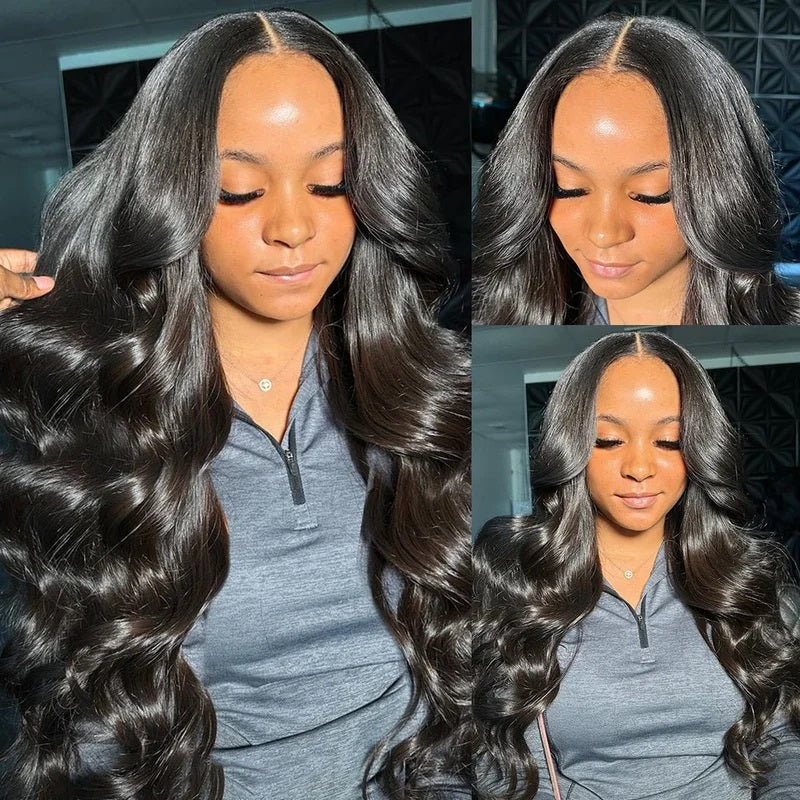 Body Wave Wig 5x5 HD Lace Closure Wigs Small Head Friendly Bleached Knots Deep Part Lace Wig