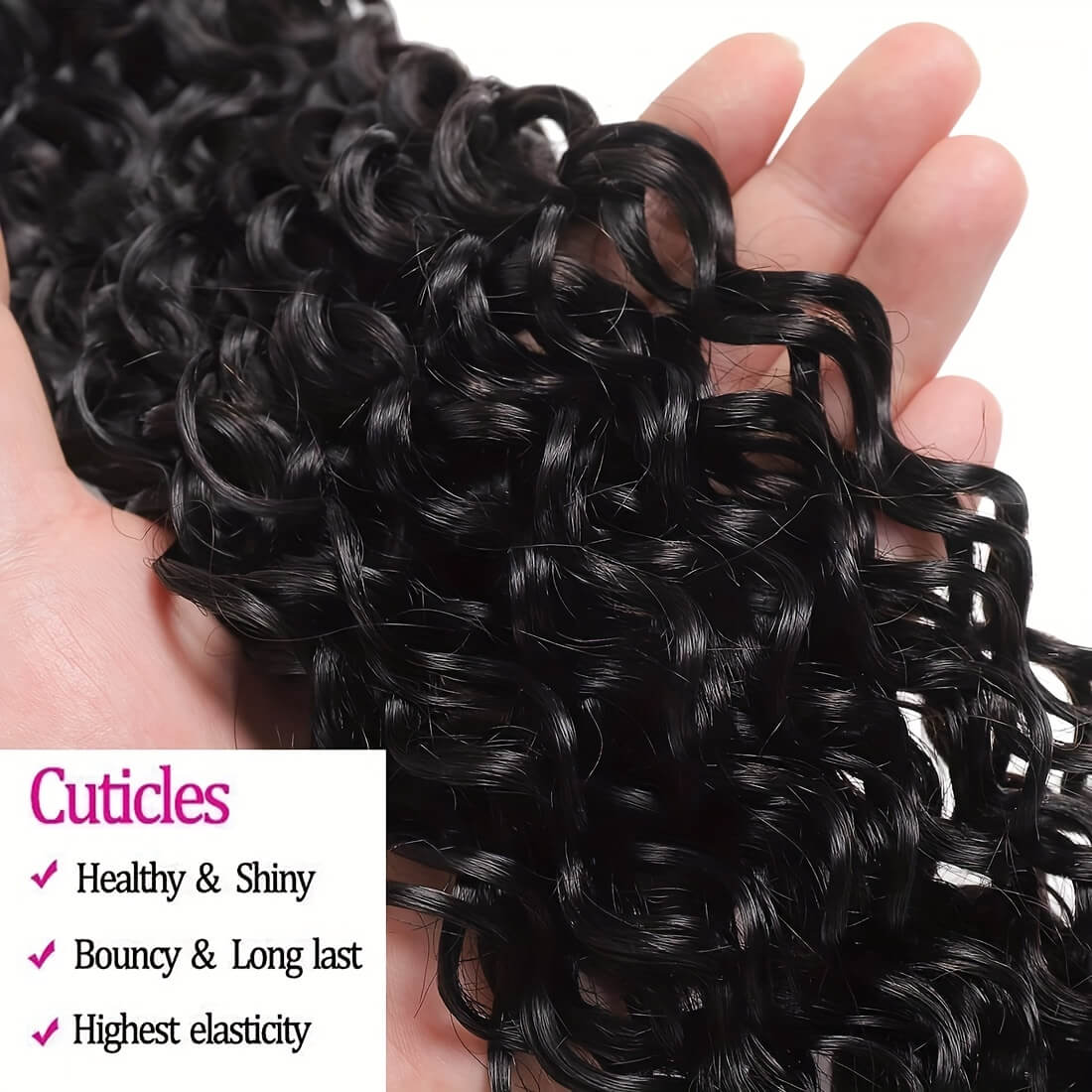 Brazilian Curly Hair 3 Bundles 100% Remy Human Hair Weave