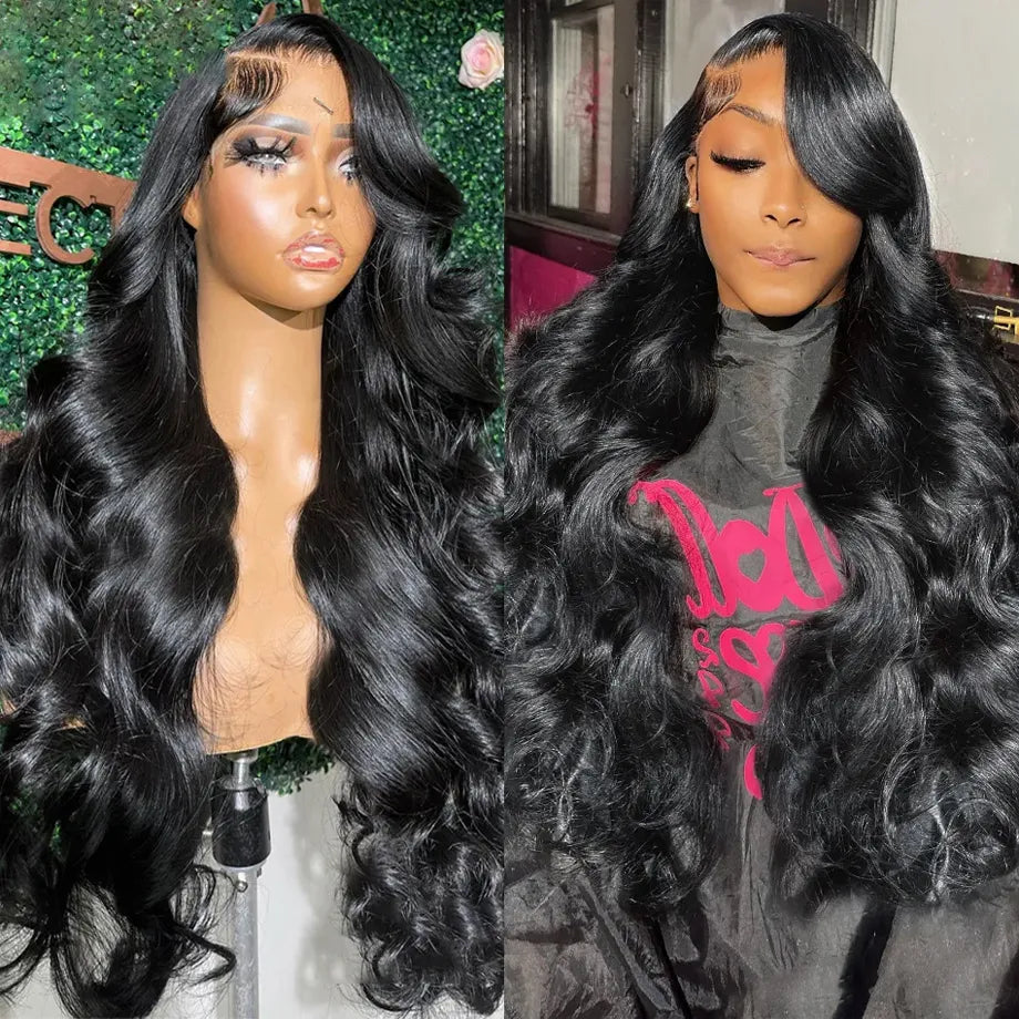 Glueless Body Wave Lace Front Wig 13x4 HD Transparent Lace Human Hair Wigs Pre Plucked Ready To Go Wig