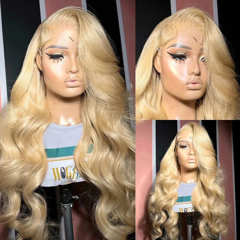 (50% Off Flash Sale)180% Density 613 Blonde 13x4 Lace Front Wig HD Transparent Lace