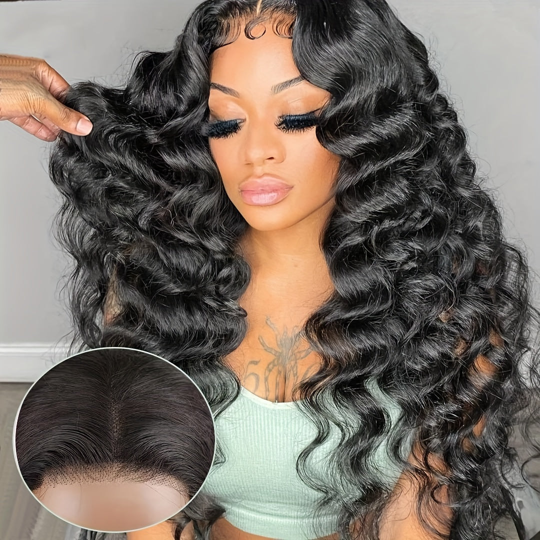 (Super Sale)OneMore Hair Loose Deep Wave 4x4 13x4 Lace Front Wig Undetectable Lace Pre Cut Ready to Go Wig