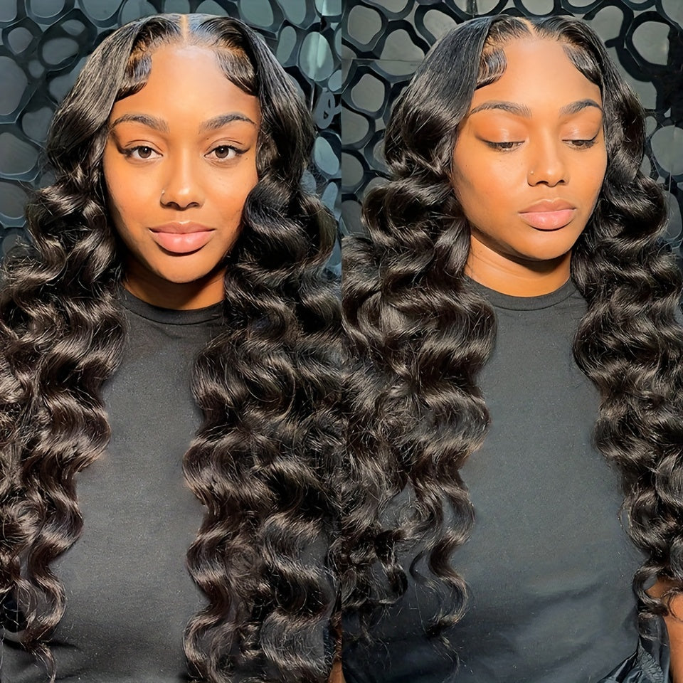 (Super Sale)OneMore Hair Loose Deep Wave 4x4 13x4 Lace Front Wig Undetectable Lace Pre Cut Ready to Go Wig