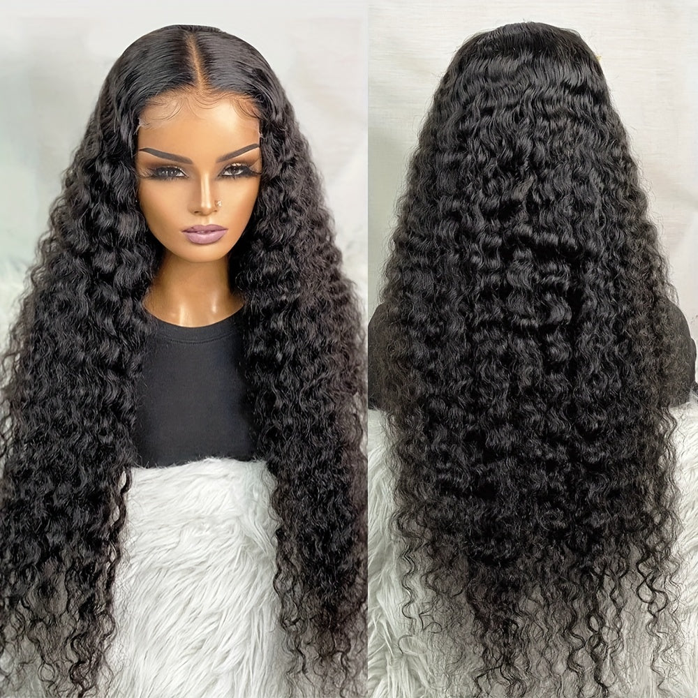 13x4 Lace Front Wigs Deep Wave Glueless Wig Transparent Lace Front Wigs