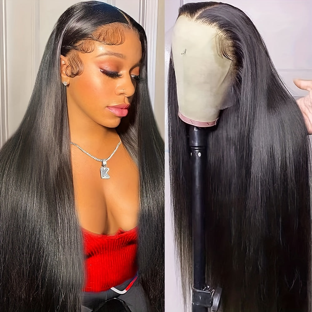5x5 HD Lace Closure Wig Straight Human Hair Wig Invisible Real Lace Wig